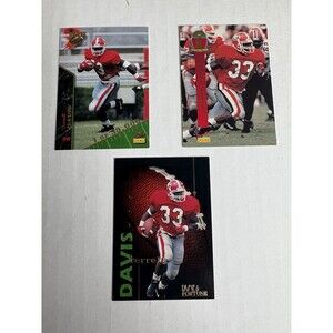 Terrell Davis Rookie Card Lot Of 3, Denver Broncos, Vintage, HOF RC, 1 Of 39,000